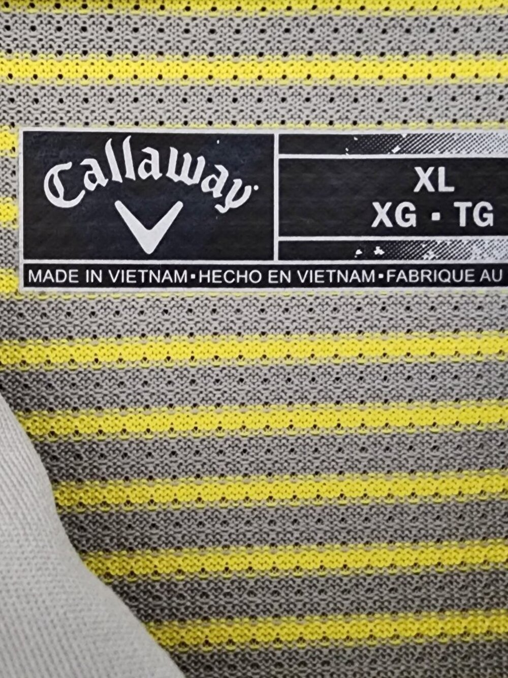 Callaway Golf Men's Short Sleeve Polo Shirt Size XL - Picture 2 of 2